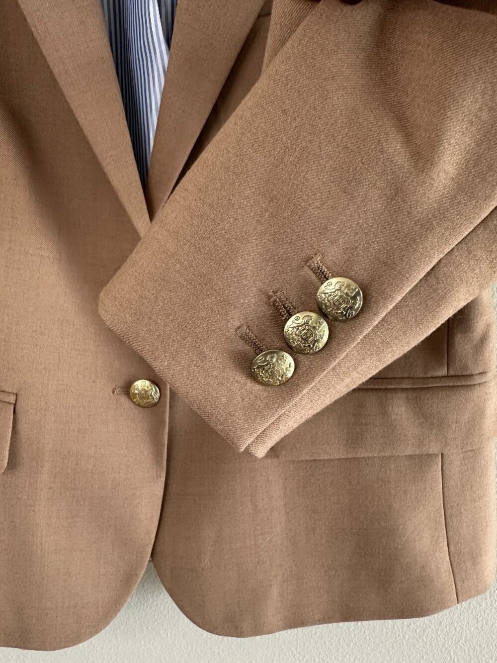 J. Crew Original Schoolboy Blazer, 10P, Camel Tan Classic Preppy - Picture 9 of 12